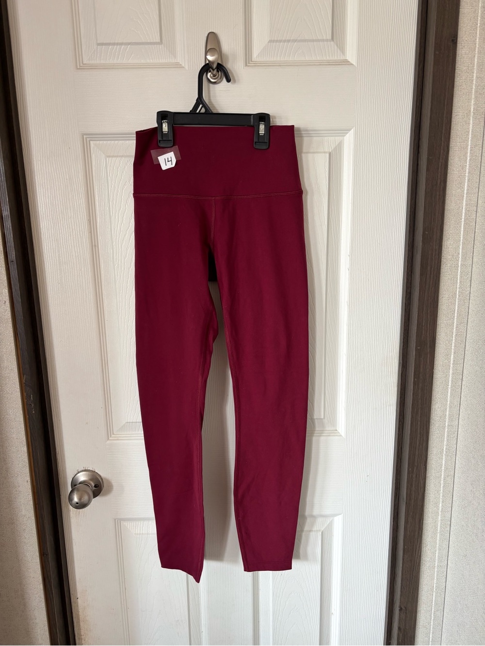 lululemon athletica Maroon High-Rise Leggings